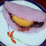 道明寺粉で和菓子
